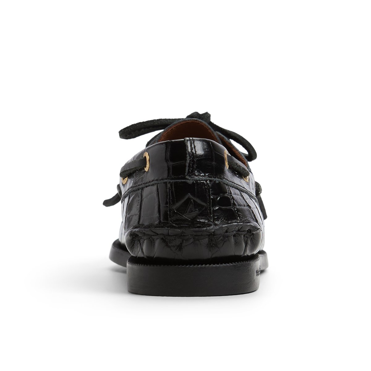 未使用級☆SPERRY TOP-SIDER レザーモカシン 撥水 ブラック Amazon | スペリートップサイダーメンズA/O 2アイボートシューズ
